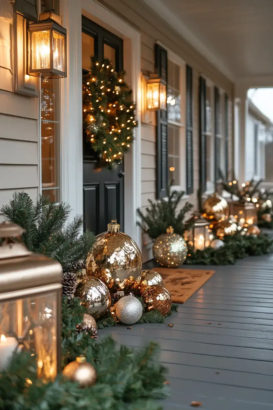 23 Front Porch Christmas Decor Looks That Last Through January 6 front porch christmas decor