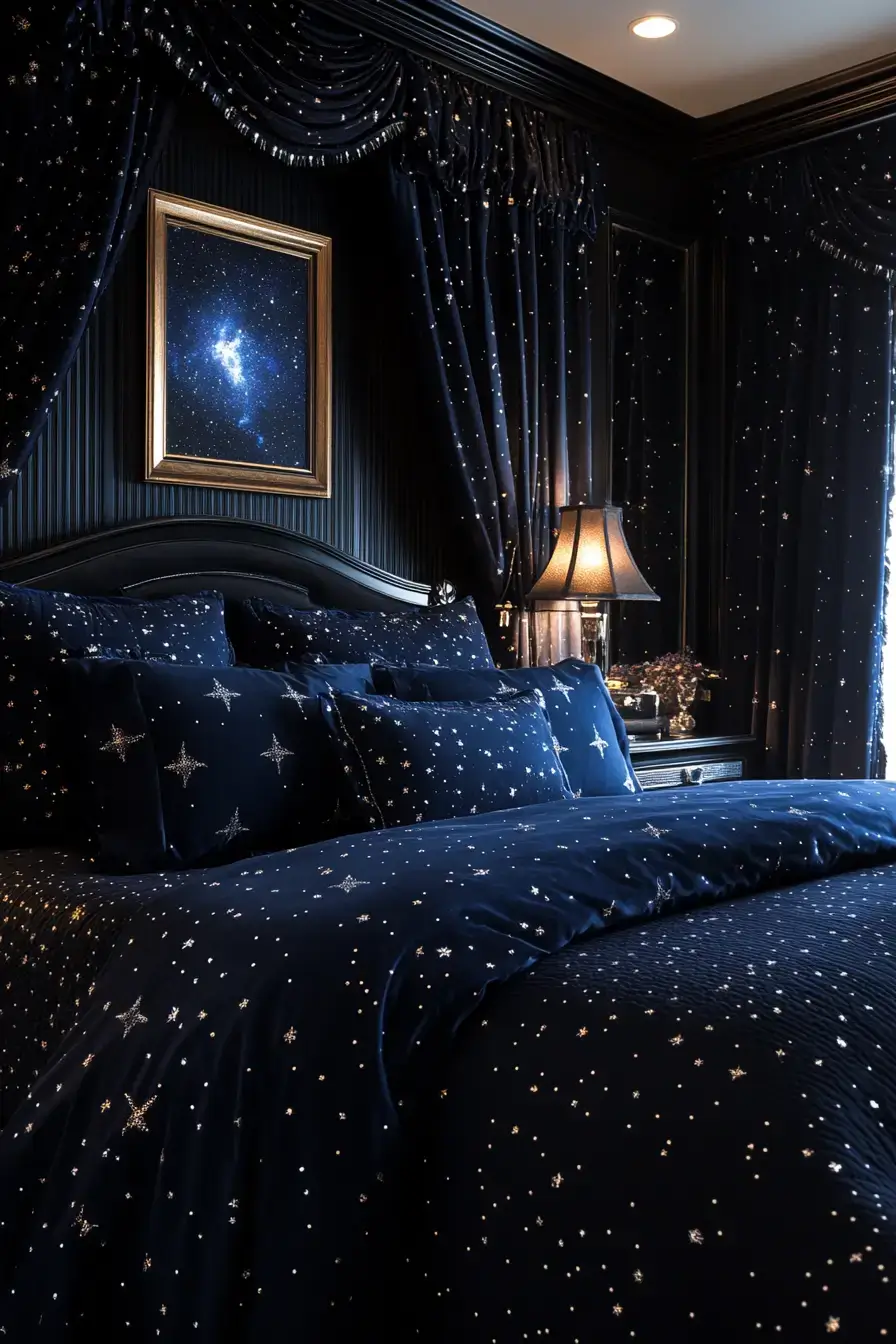 29 Black Themed Bedroom Ideas That Read Cozy, Not Cold 6 black themed bedroom