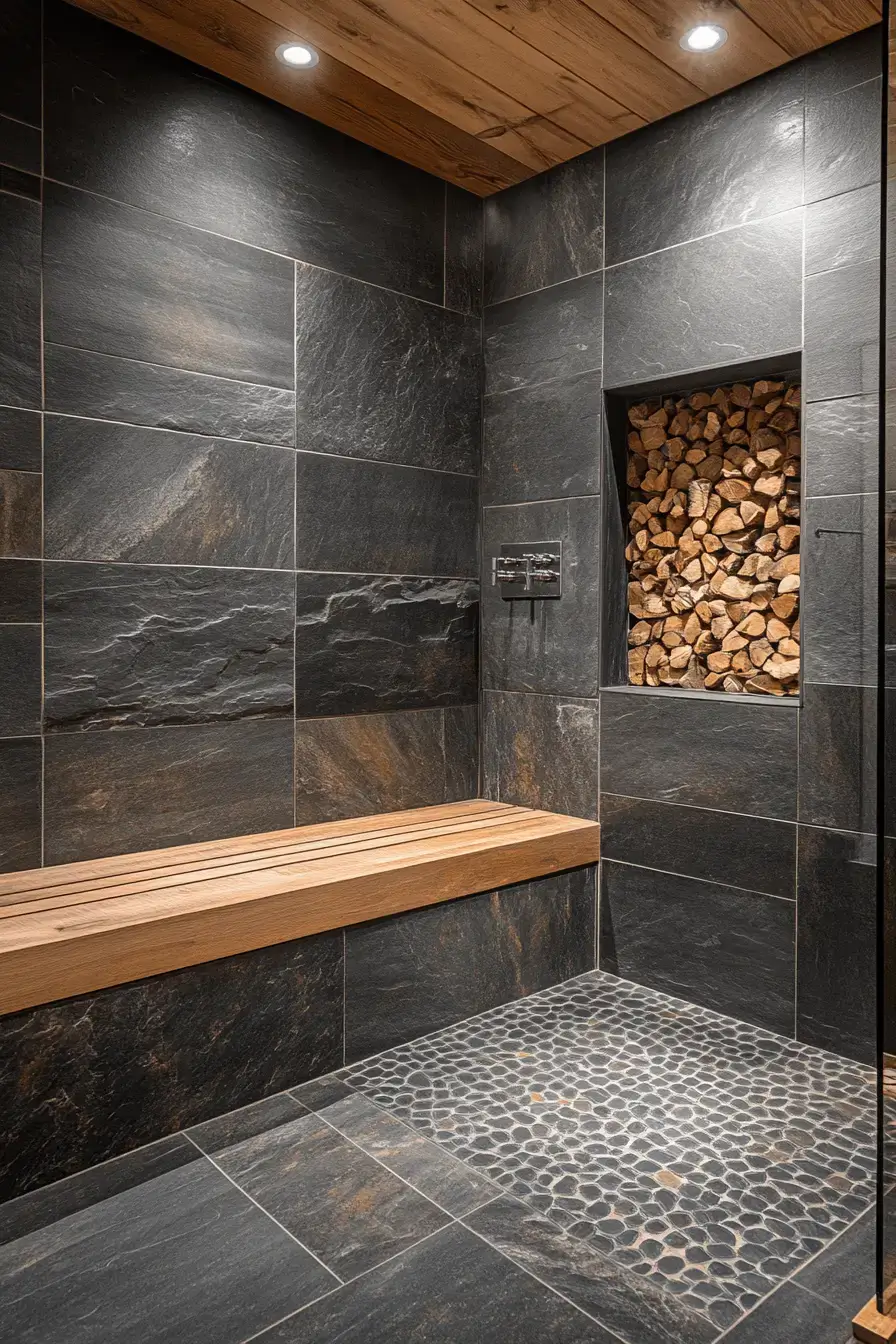 29 Rustic Walk In Shower Ideas That Feel Like a Lodge Retreat 6 rustic walk in shower ideas