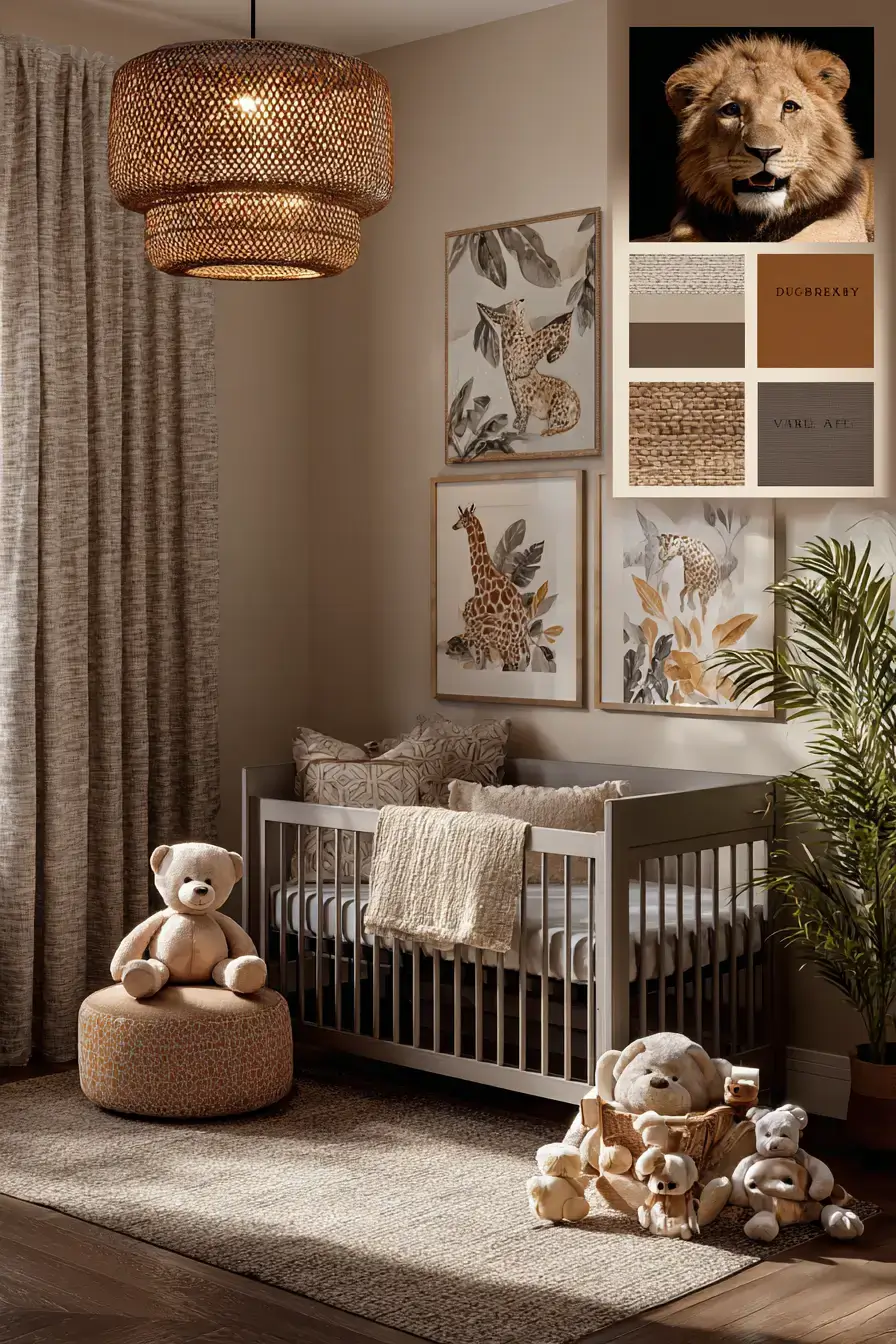 29 Safari Baby Room Ideas for a Soft Little Wild Side 6 safari baby room