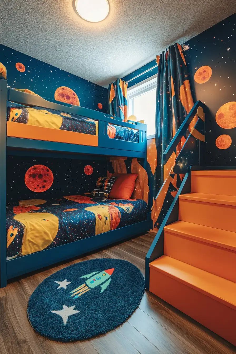 29 Space Themed Bedroom Ideas That Feel Like a Quiet Orbit 7 space themed bedroom