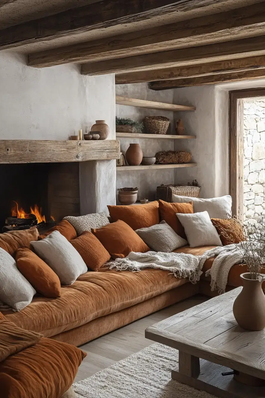 29 Rustic Living Room Decor Ideas With Honest, Worn-In Warmth 7 rustic living room decor