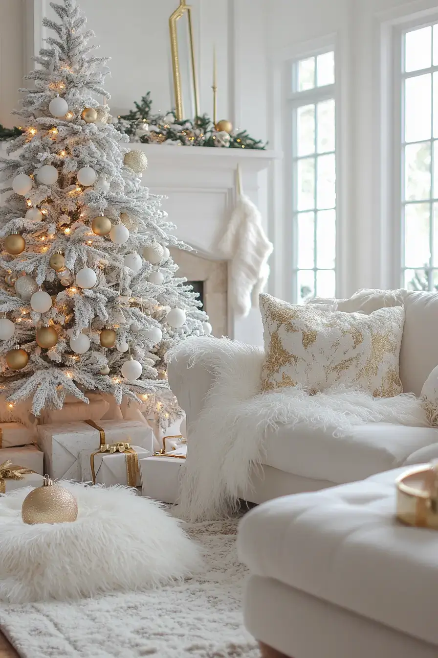 29 Christmas Living Room Setups That Feel Like a Real Holiday Evening 7 christmas living room