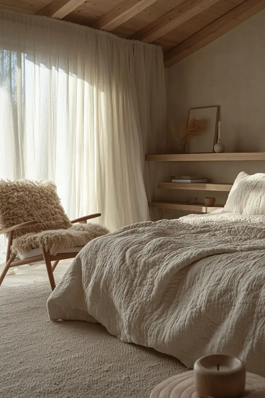 29 Minimalist Boho Bedroom Ideas That Balance Bare and Cozy 7 minimalist boho bedrooms