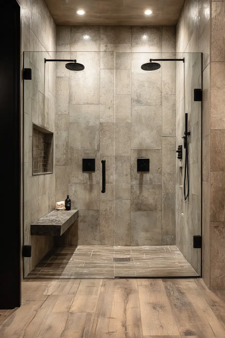 29 Rustic Walk In Shower Ideas That Feel Like a Lodge Retreat 7 rustic walk in shower ideas