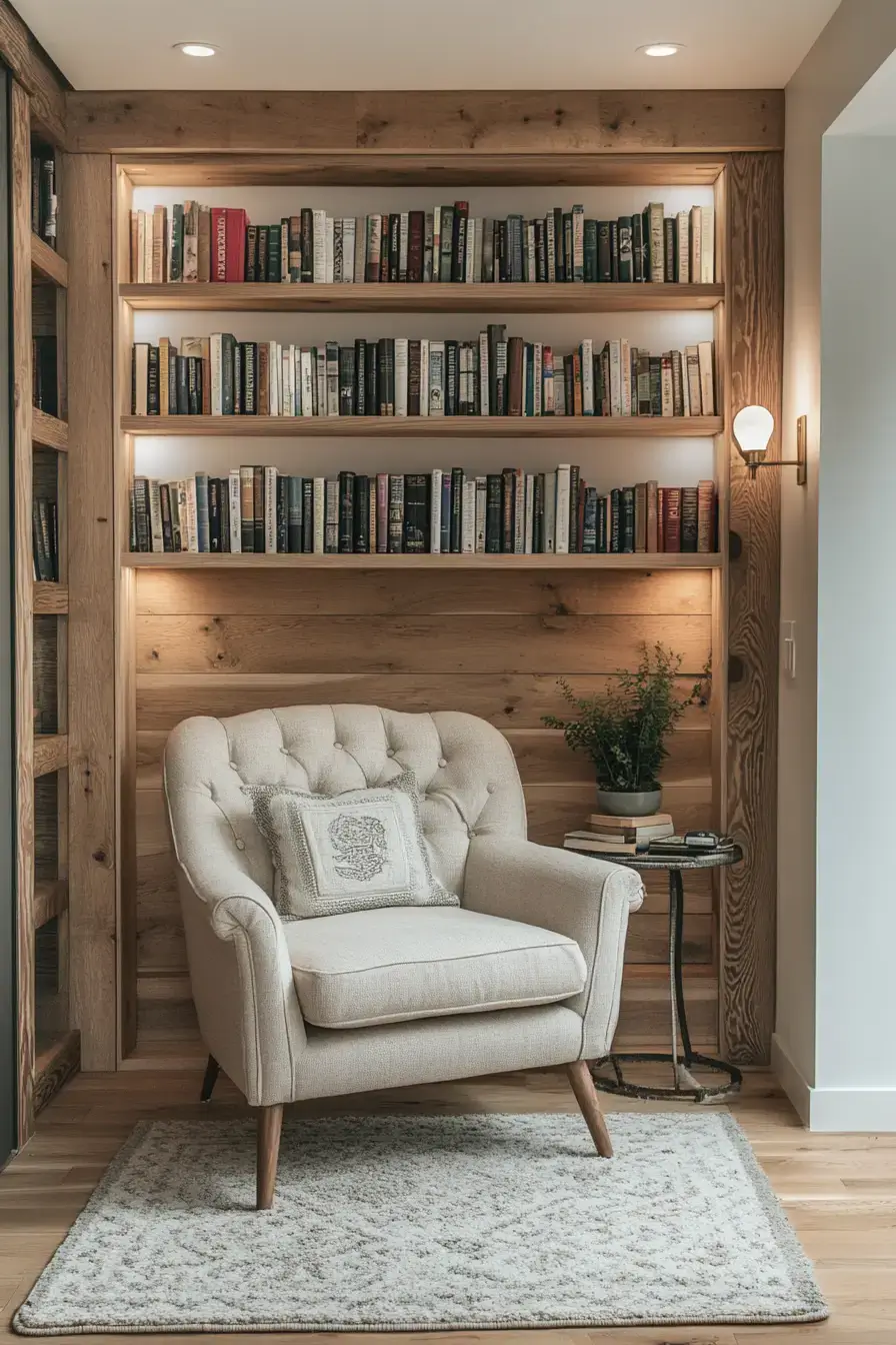 25 Cozy Home Library Corners That Make You Want to Stay Up Reading 7 cozy home library