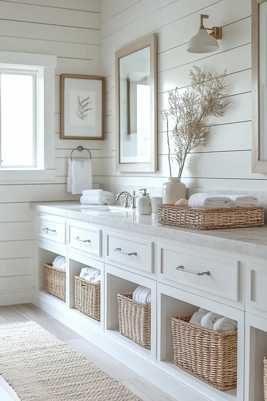 29 Modern Coastal Bathroom Ideas That Feel Spa-Calm 7 modern coastal bathroom