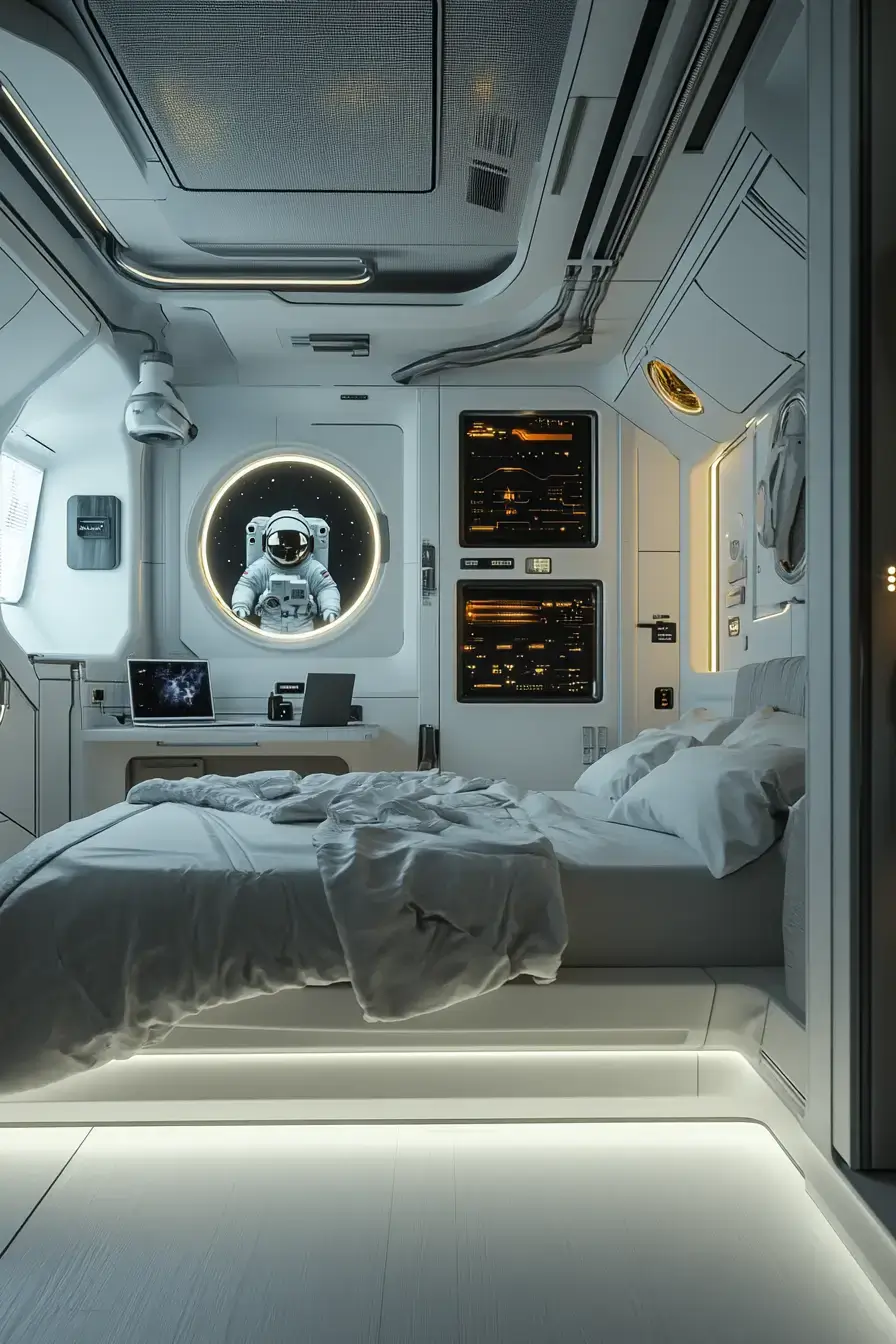 29 Space Themed Bedroom Ideas That Feel Like a Quiet Orbit 8 space themed bedroom