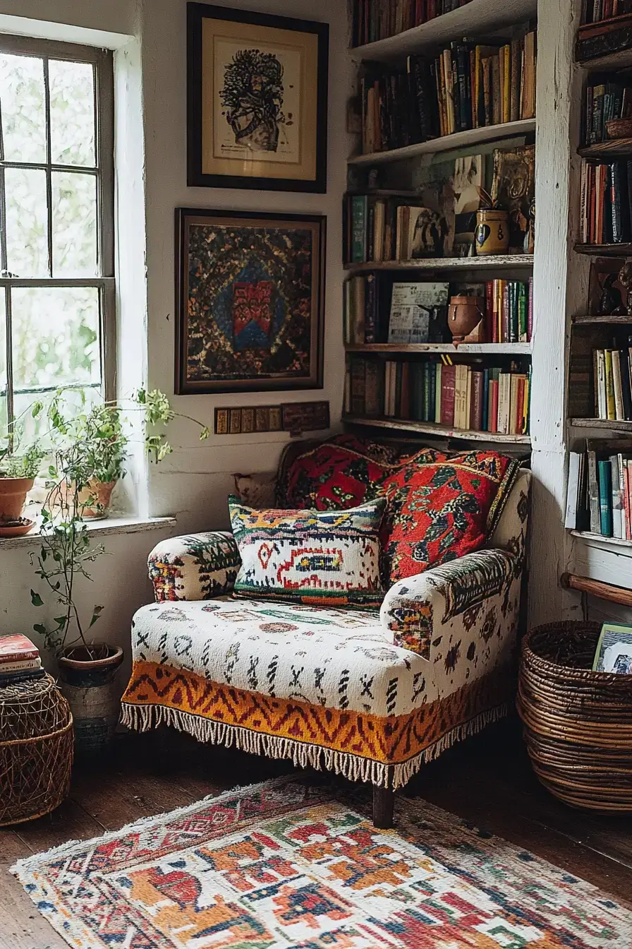 29 Afro Bohemian Style Decor Ideas That Make a Room Feel Collected, Not Decorated 8 afro bohemian style decor