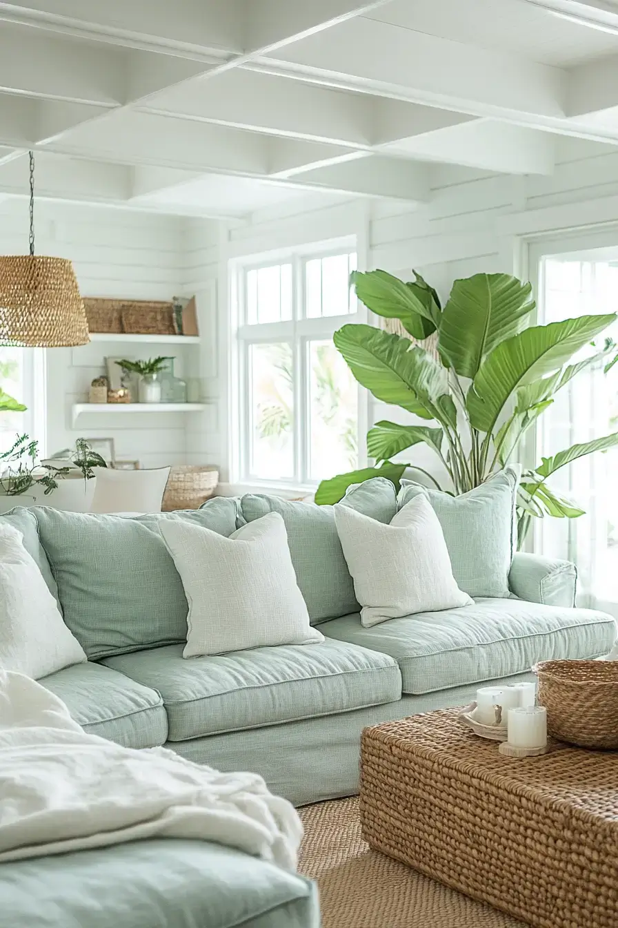 29 Coastal Casual Living Room Ideas Made for Easy Afternoons 8 coastal casual living room