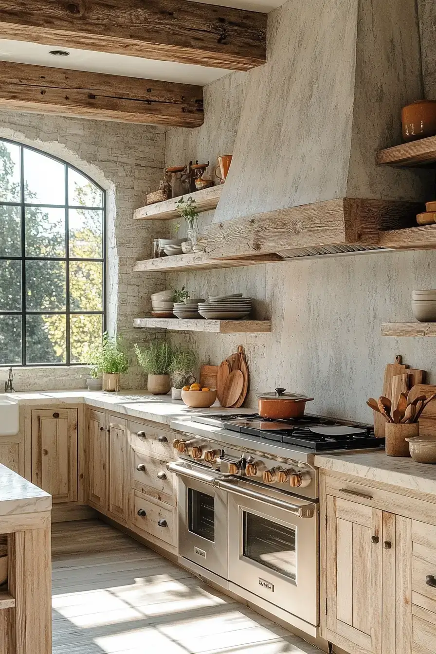 29 Rustic Kitchen Cabinets With the Kind of Grain You Can't Fake 8 rustic kitchen cabinets
