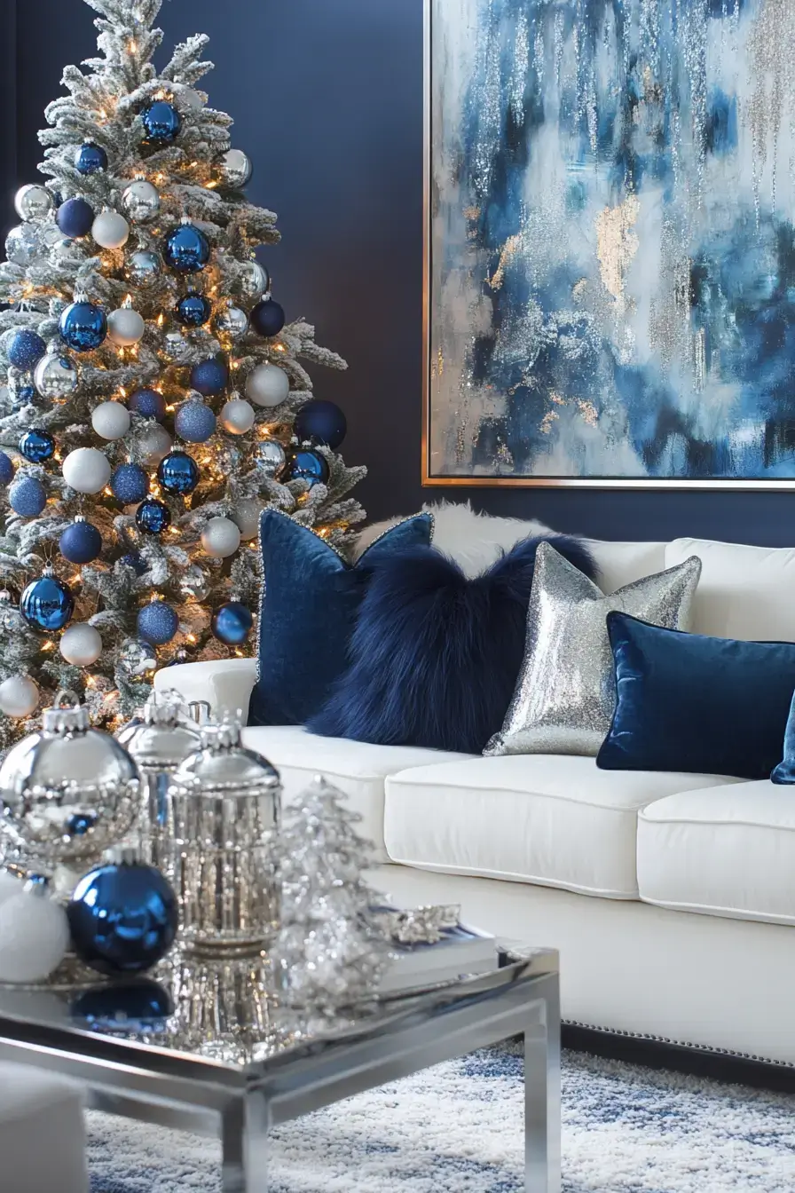 29 Christmas Living Room Setups That Feel Like a Real Holiday Evening 8 christmas living room