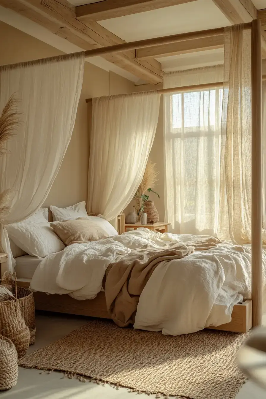 29 Minimalist Boho Bedroom Ideas That Balance Bare and Cozy 8 minimalist boho bedrooms
