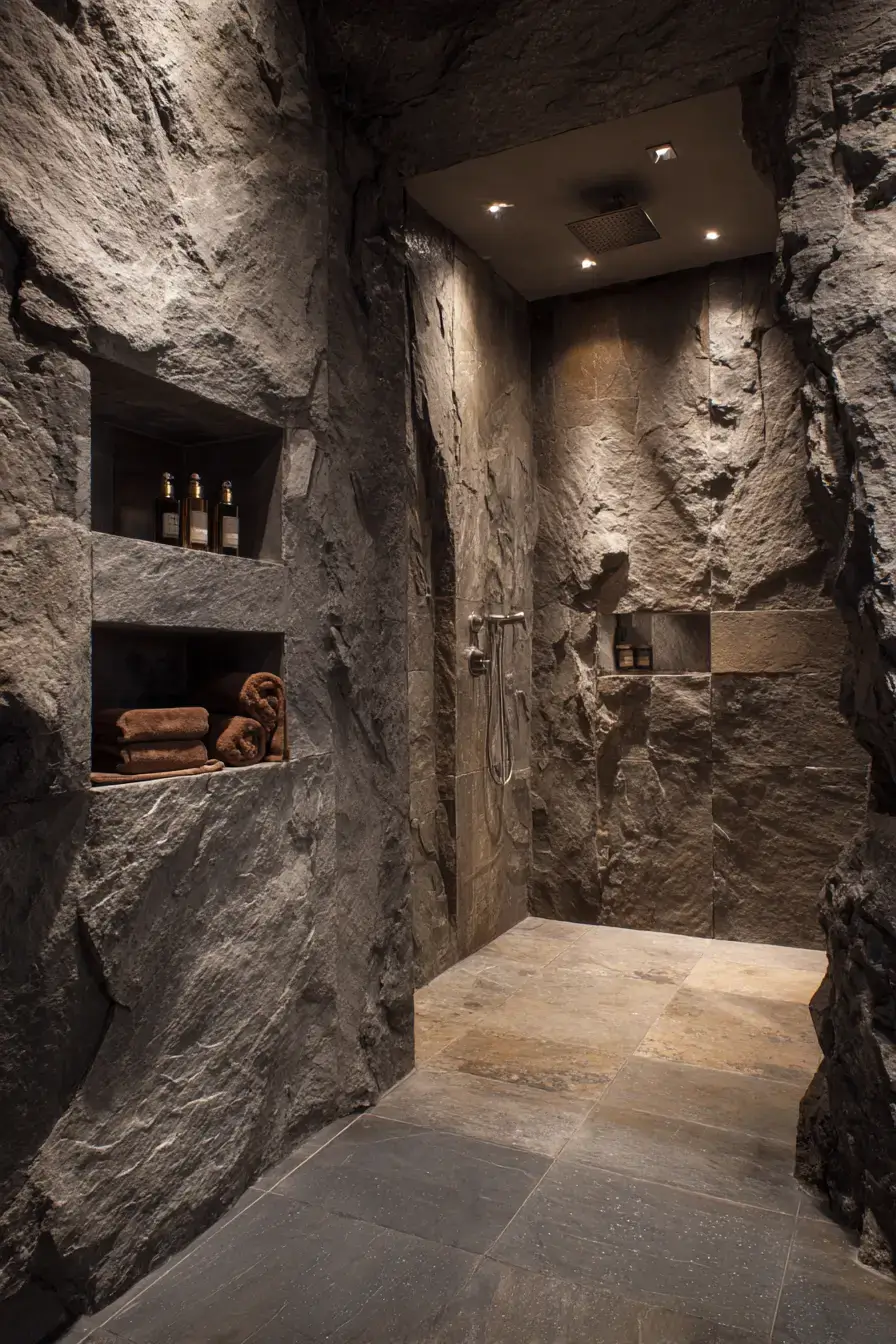 29 Rustic Walk In Shower Ideas That Feel Like a Lodge Retreat 8 rustic walk in shower ideas
