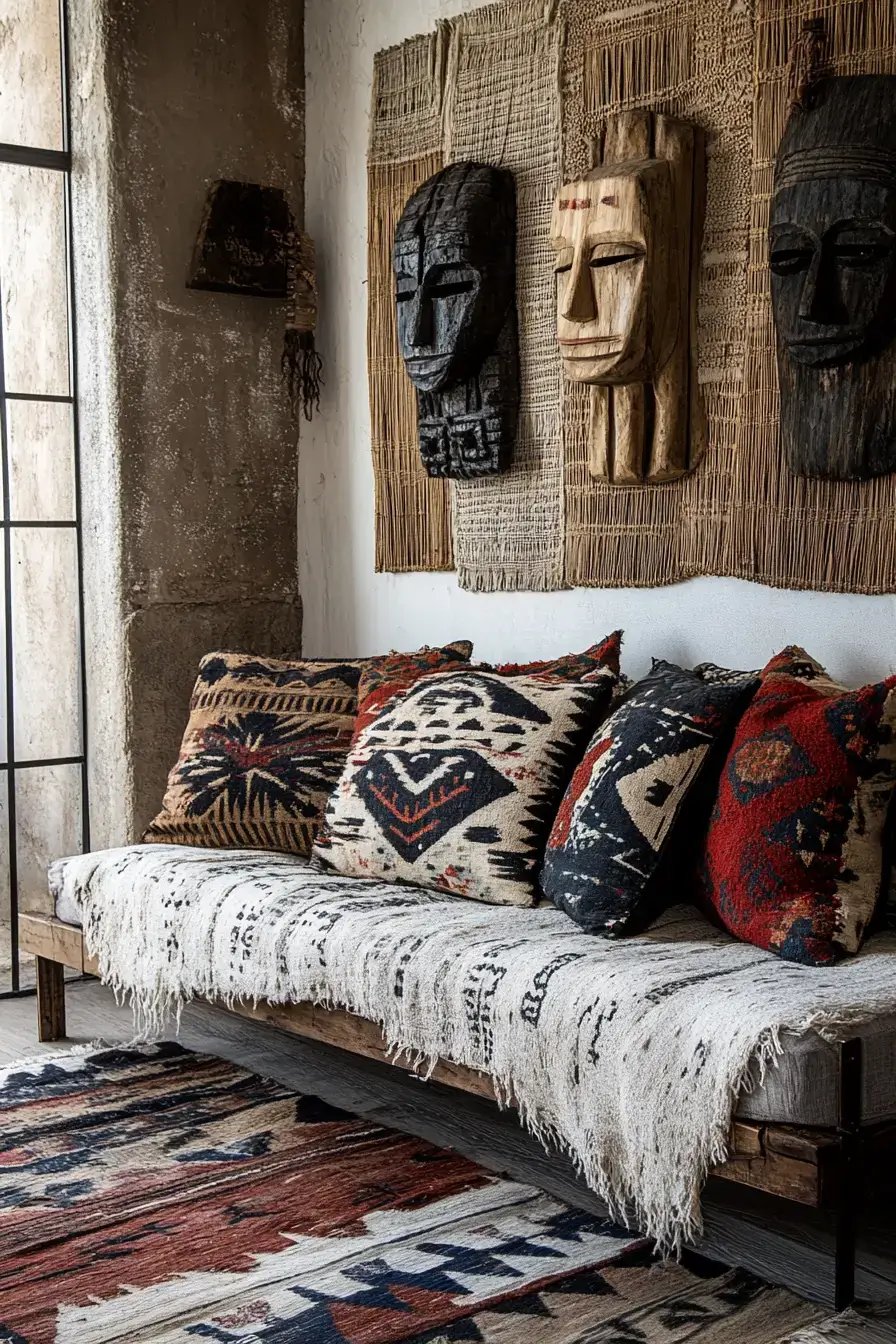 29 Afro Boho Living Room Ideas That Feel Lived-In, Not Staged 8 afro boho living room
