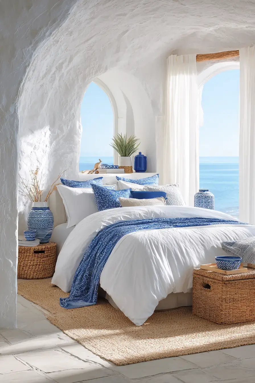 29 Modern Coastal Bedroom Ideas That Sleep Light and Bright 9 modern coastal bedroom