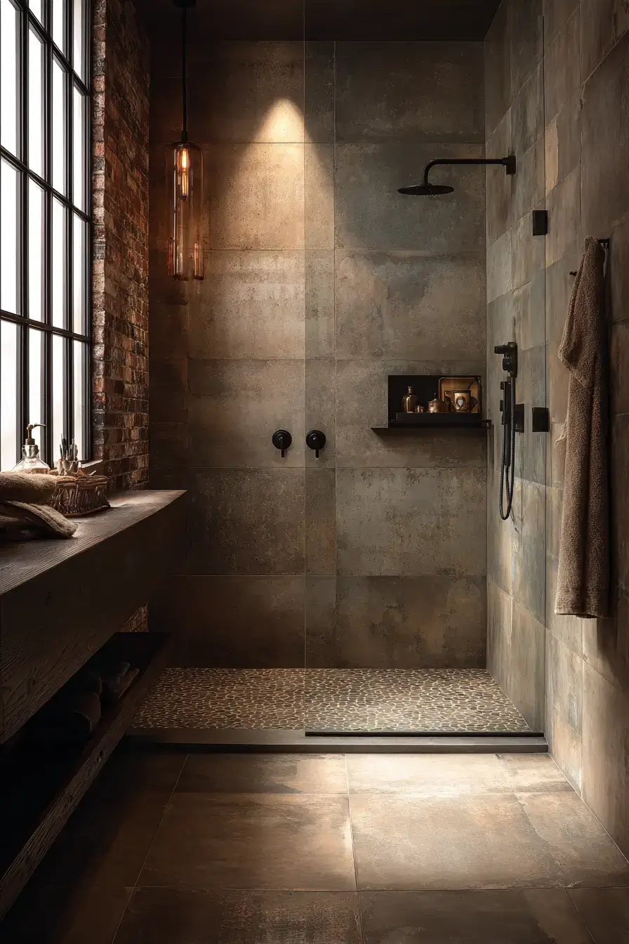 29 Rustic Walk In Shower Ideas That Feel Like a Lodge Retreat 9 rustic walk in shower ideas
