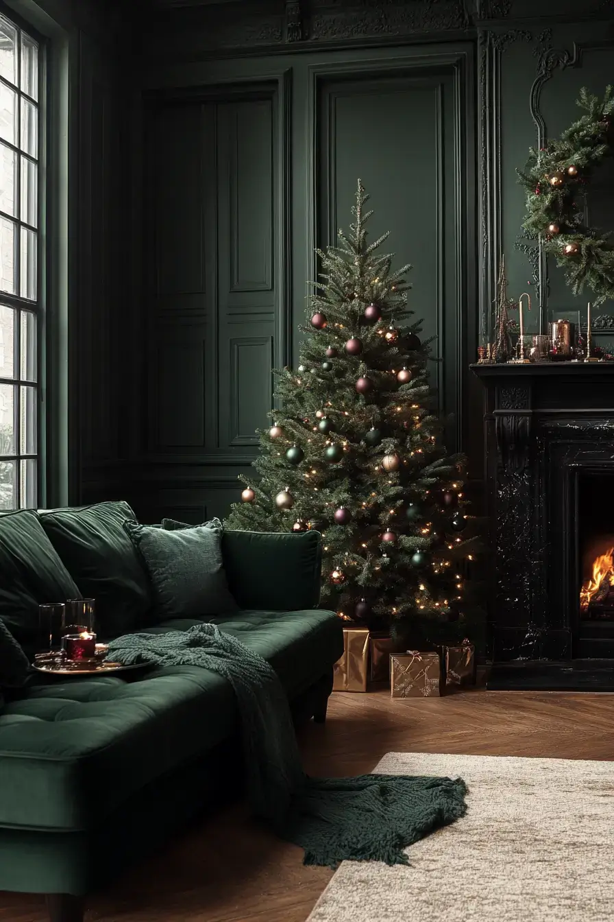 29 Christmas Living Room Setups That Feel Like a Real Holiday Evening 9 christmas living room