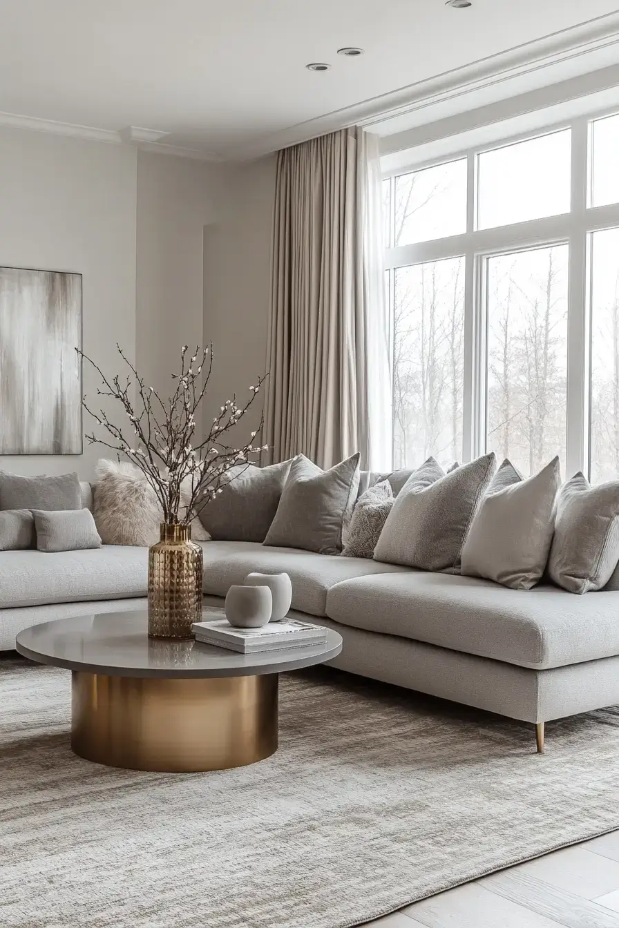 25 Grey and Beige Living Room Mixes That Actually Stay Warm 9 grey and beige living room