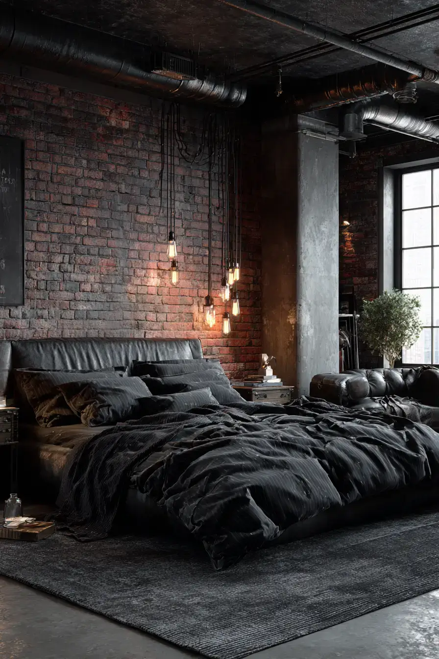 29 Black Themed Bedroom Ideas That Read Cozy, Not Cold 9 black themed bedroom