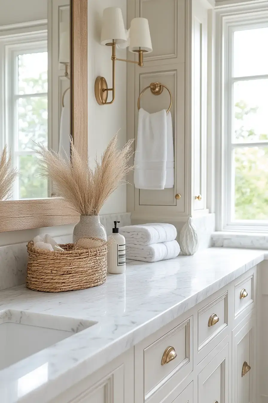 29 Modern Coastal Bathroom Ideas That Feel Spa-Calm 9 modern coastal bathroom