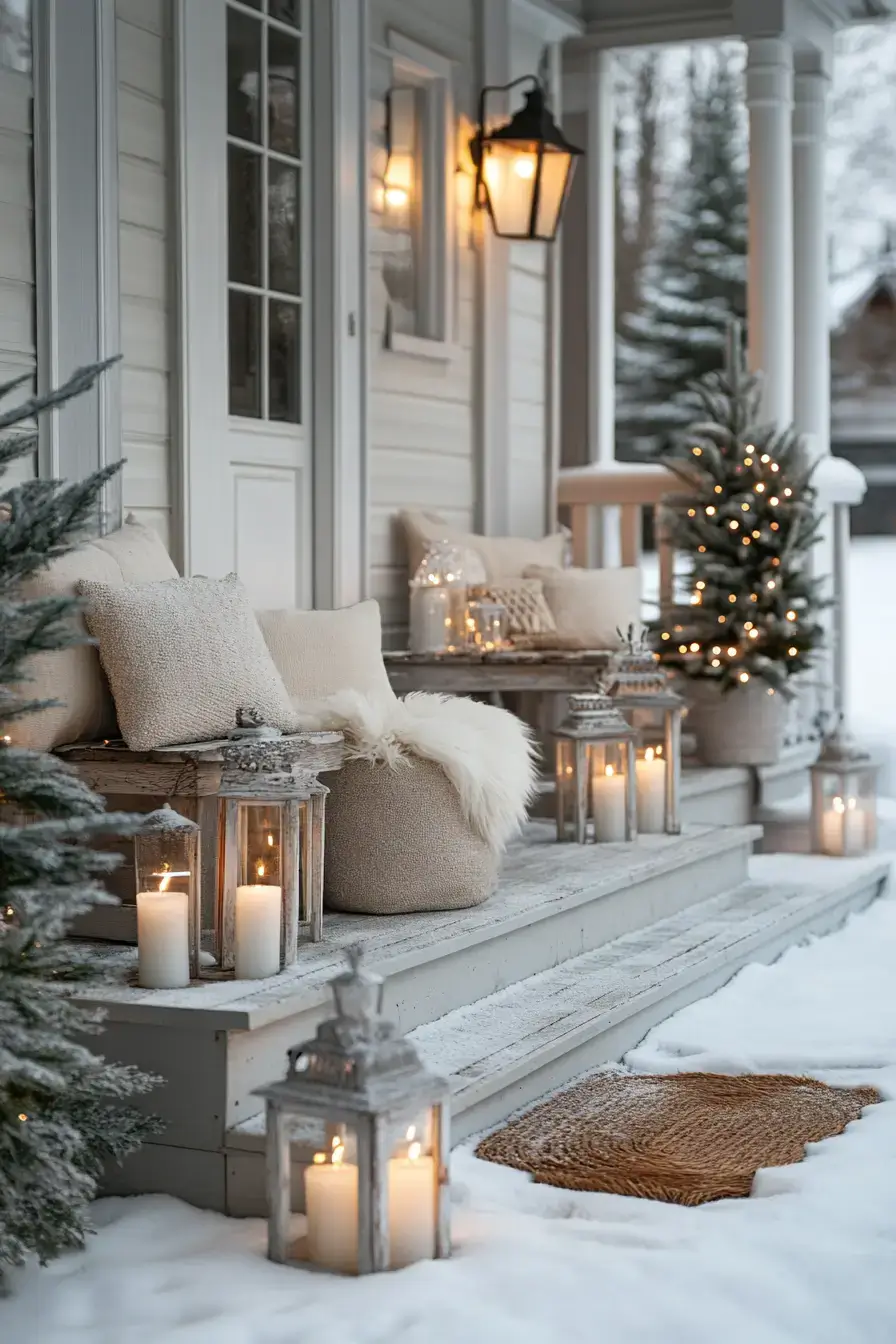 23 Front Porch Christmas Decor Looks That Last Through January 9 front porch christmas decor