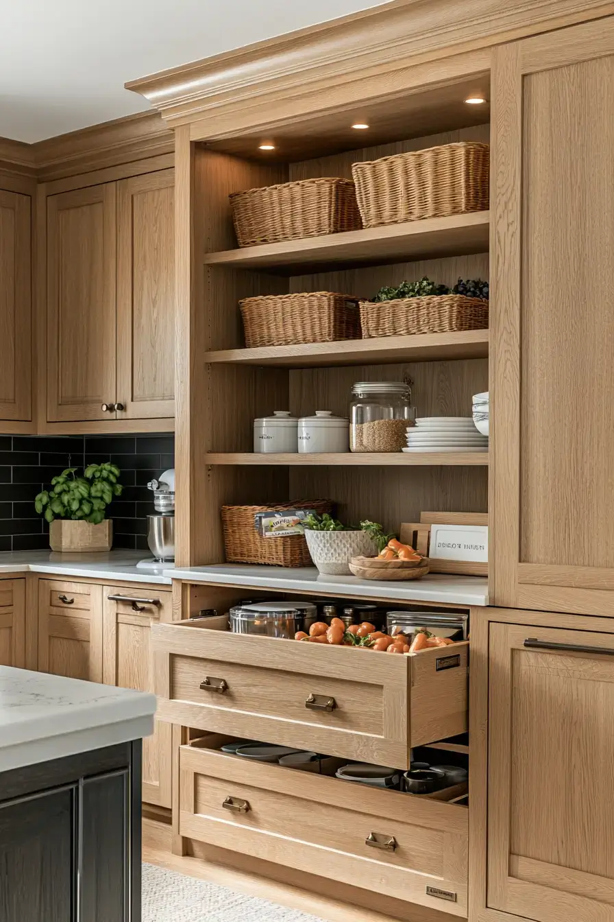 27 Kitchen Pantry Designs Built Around Real Grocery Habits 9 kitchen pantry design