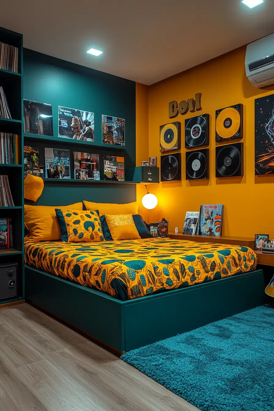 21 Teen Boy Bedrooms That Balance Posters and Actual Sleep 9 teen boy bedroom