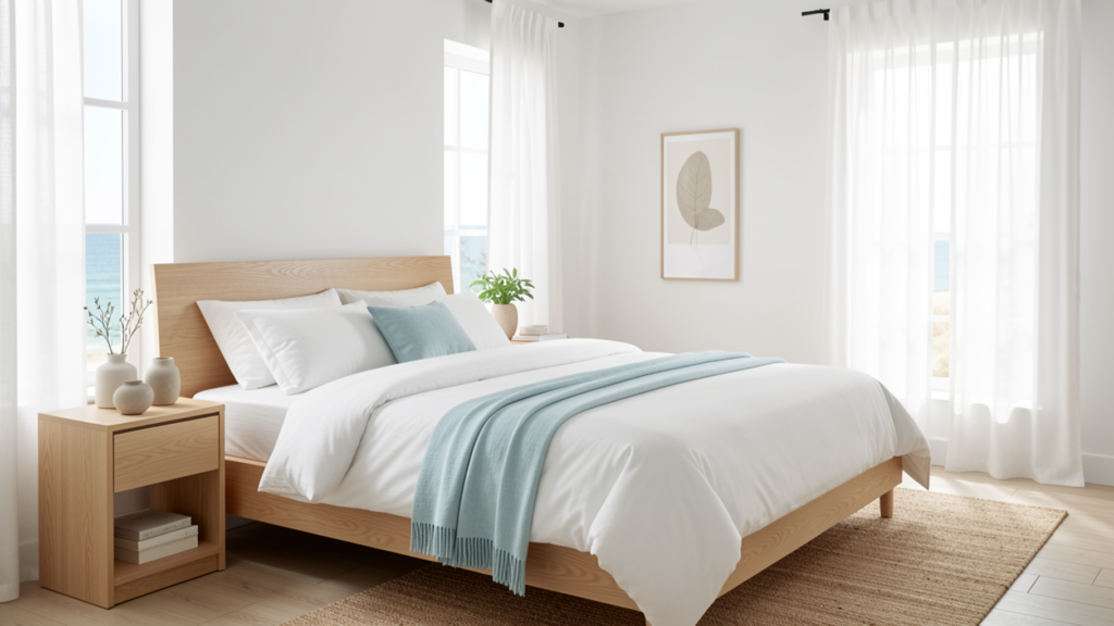 29 Modern Coastal Bedroom Ideas That Sleep Light and Bright 30 modern coastal bedroom