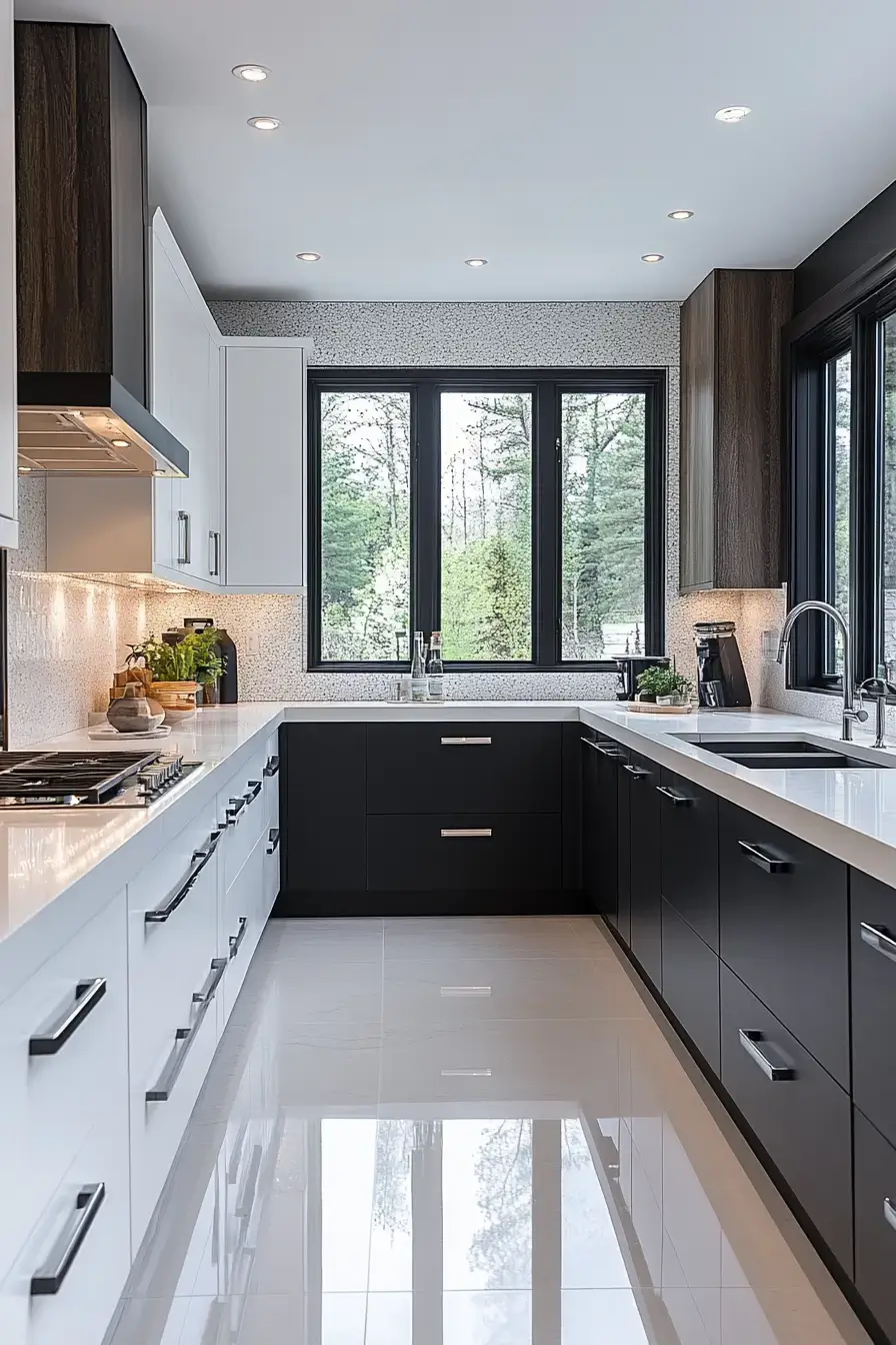 29 Two Toned Kitchen Cabinets Ideas That Split the Color Right 1