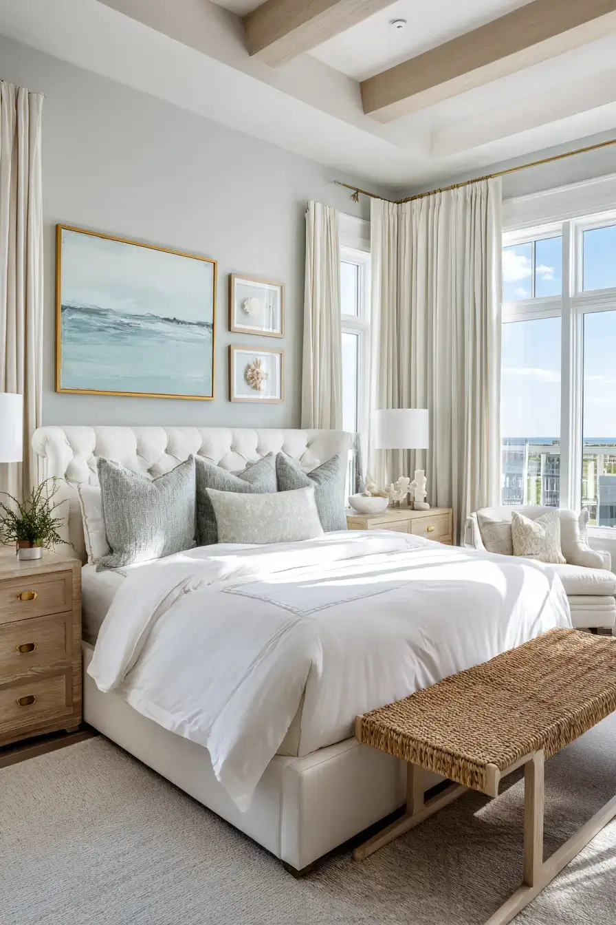 29 Beach Theme Bedroom Ideas for a Room That Feels Like a Cottage 1