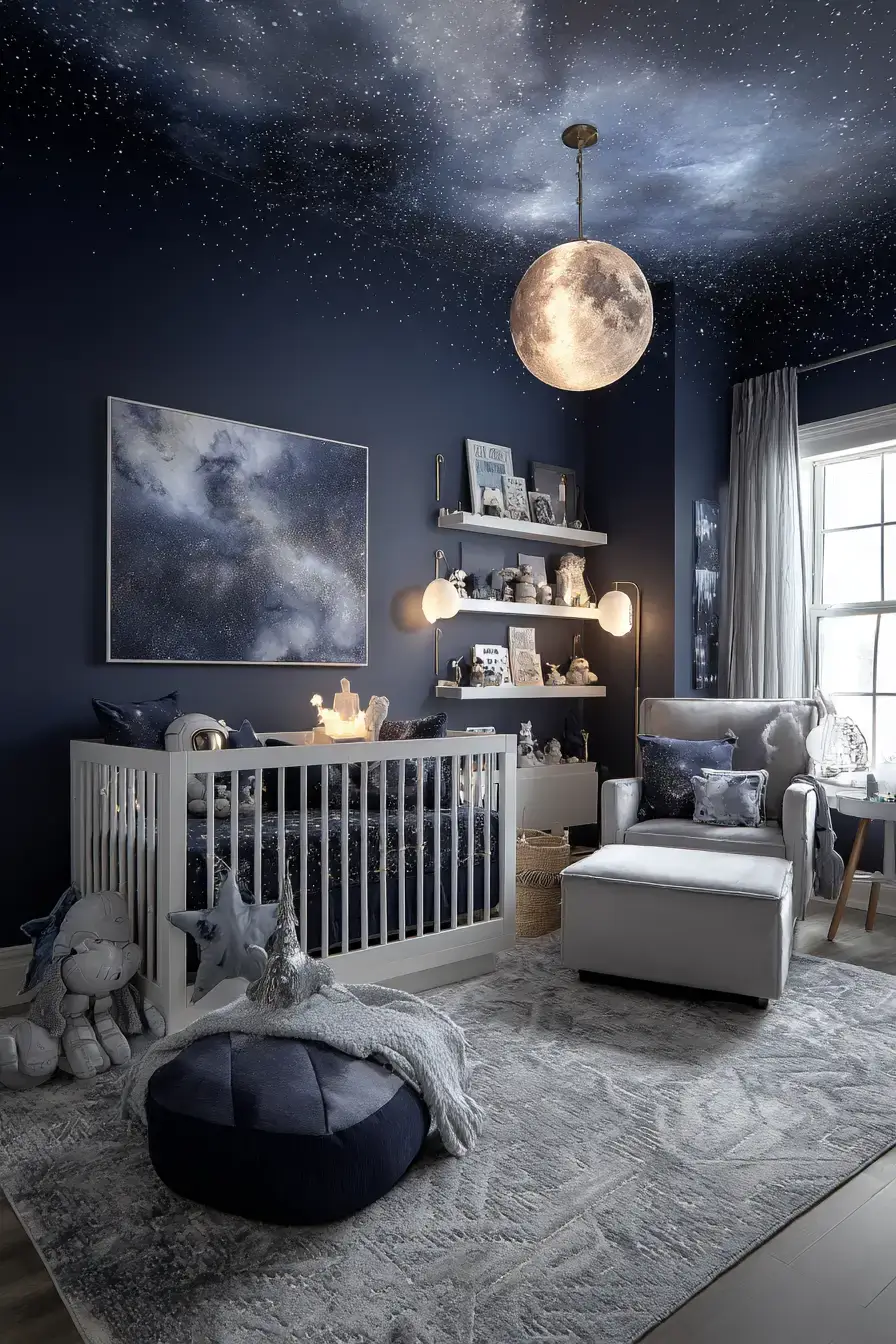 29 Space Themed Nursery Ideas a Little One Will Stargaze Over 1