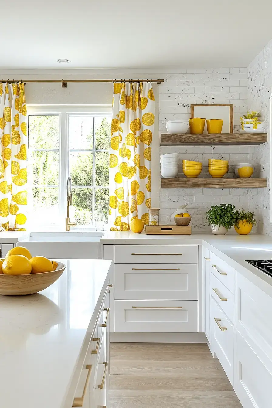 29 Lemon Themed Kitchen Ideas for a Bright, Cheerful Space 1