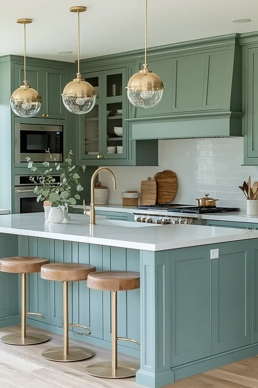29 Sage Kitchen Cabinets Ideas for a Calm, Real Kitchen 1