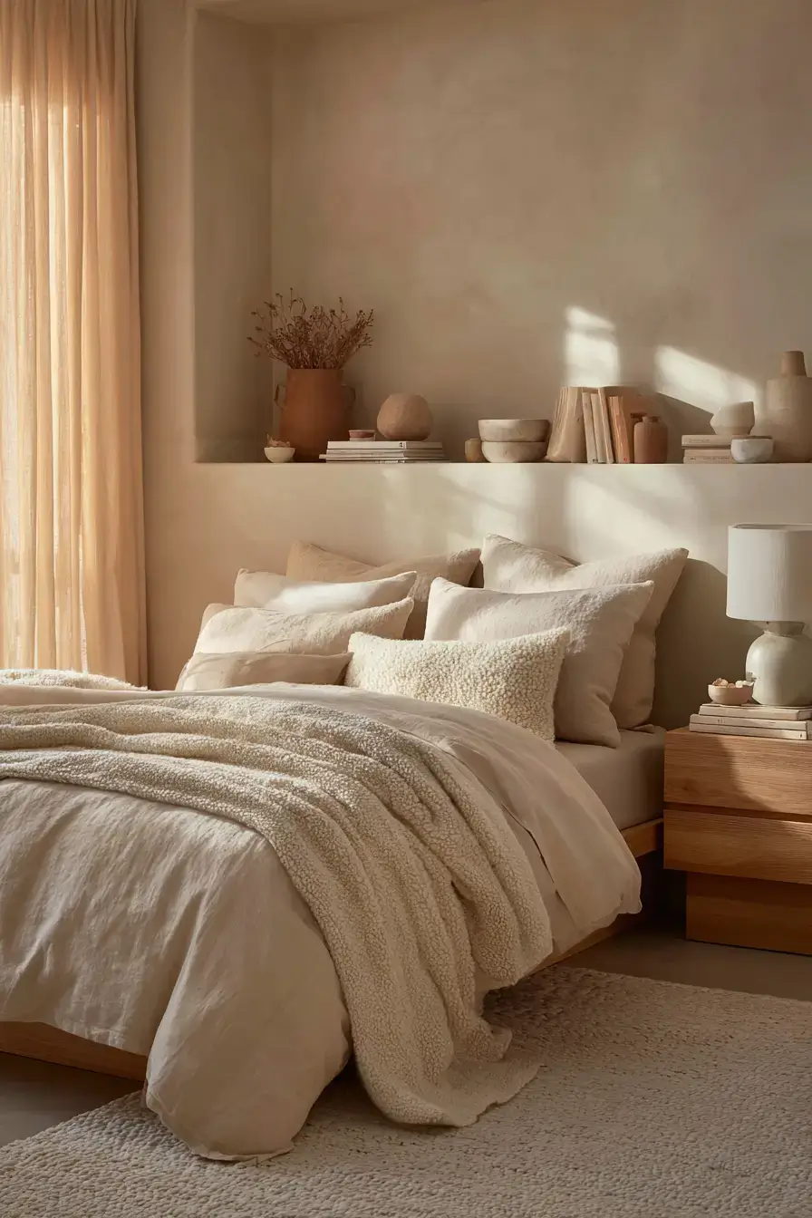29 Warm Bedroom Aesthetic Ideas for a Room That Feels Held 1