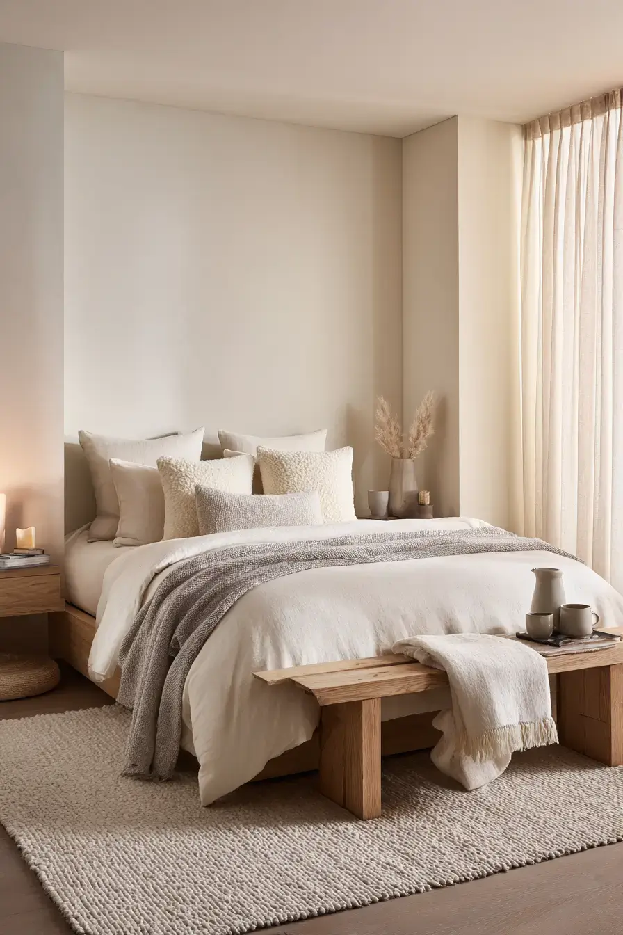 29 Warm Minimalist Bedroom Ideas That Still Feel Soft 1