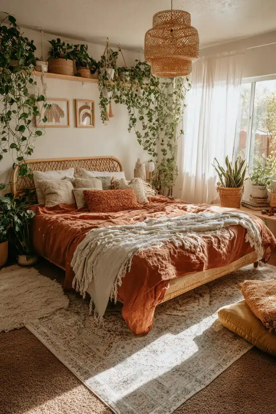29 Nature Themed Bedroom Ideas That Keep the Outdoors Close 10