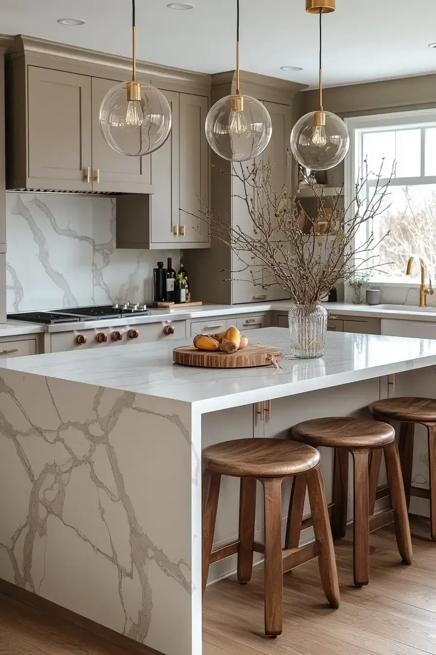 29 Handleless Cabinets Ideas for a Kitchen With No Visible Pulls 10
