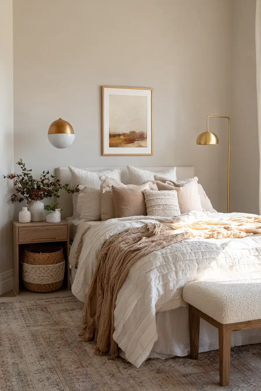 29 Warm Neutral Bedroom Ideas That Never Go Flat 10