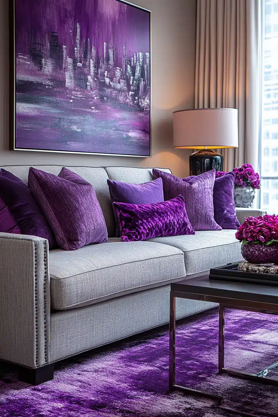 29 Purple Room Decor Ideas for a Space That Feels Grown-Up 10
