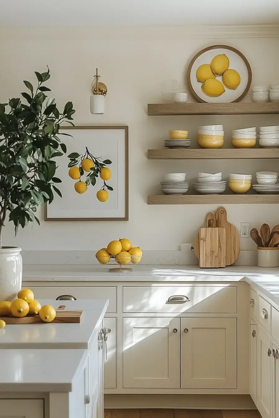 29 Lemon Themed Kitchen Ideas for a Bright, Cheerful Space 10