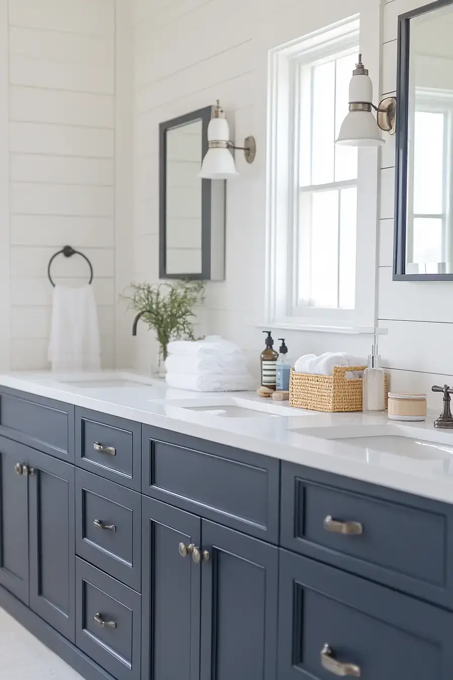 29 Beachy Bathroom Ideas That Feel Like a Cottage 10