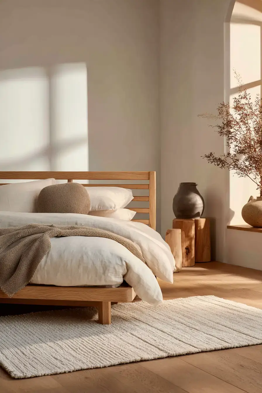 29 Warm Minimalist Bedroom Ideas That Still Feel Soft 10