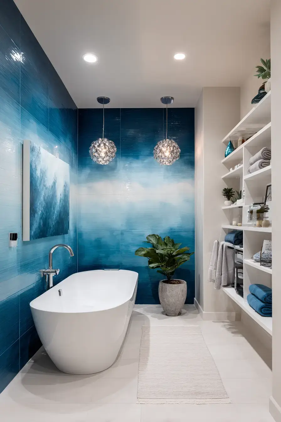 29 Ocean Themed Bathroom Ideas That Bring the Shore Indoors 10