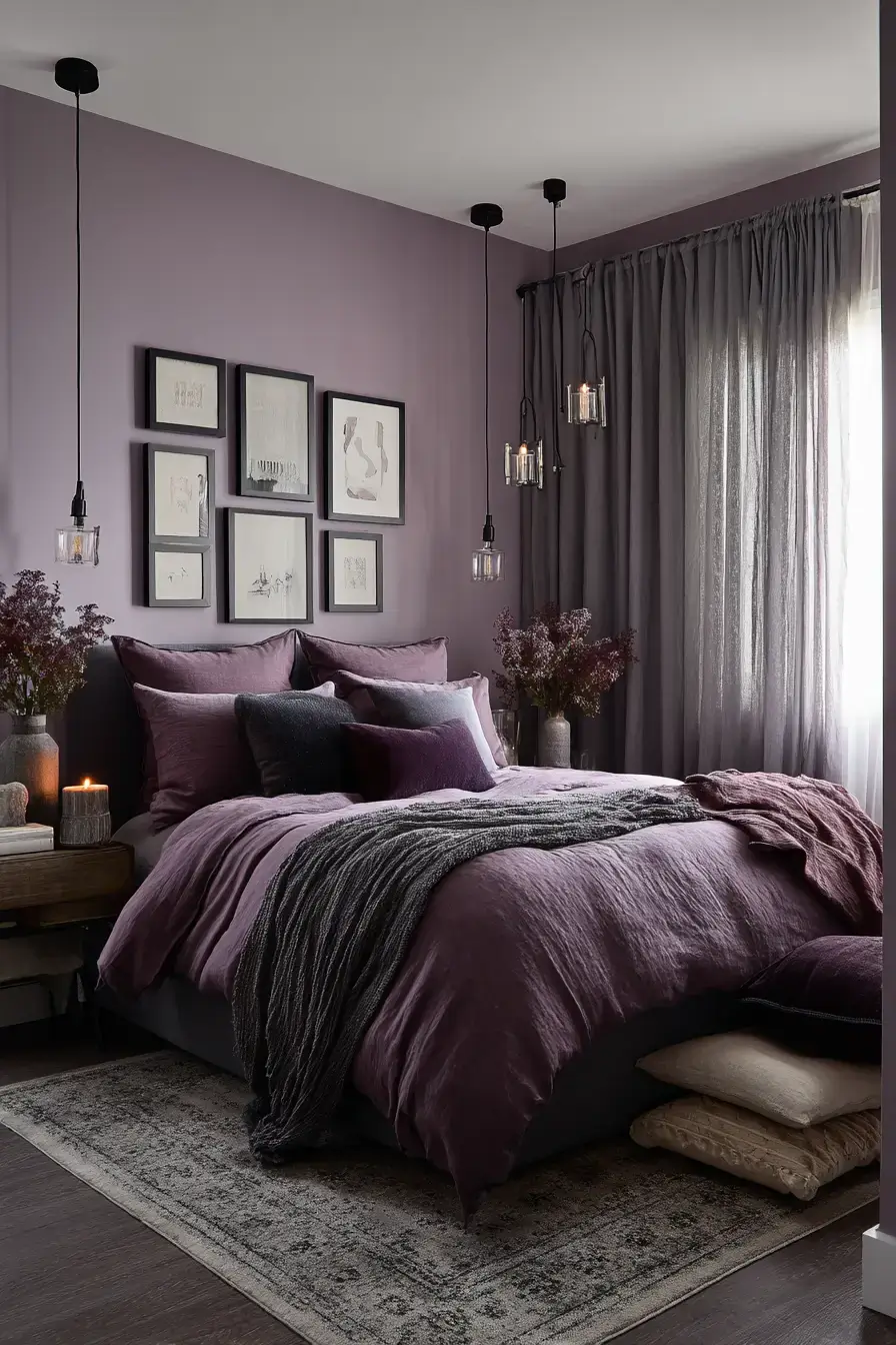 29 Purple Themed Bedroom Ideas That Make the Bold Color Feel Easy to Live With 10