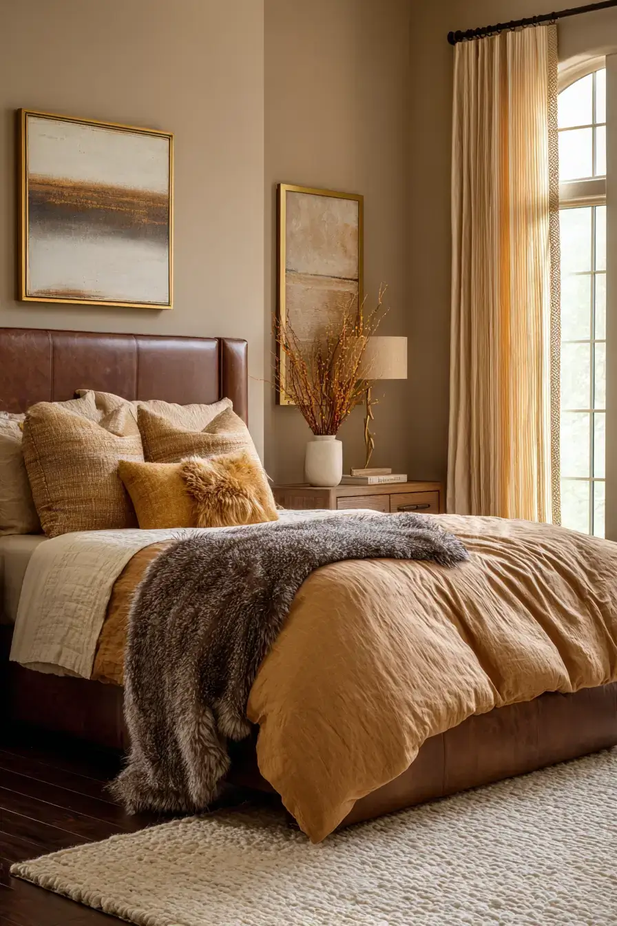 29 Warm Bedroom Aesthetic Ideas for a Room That Feels Held 11