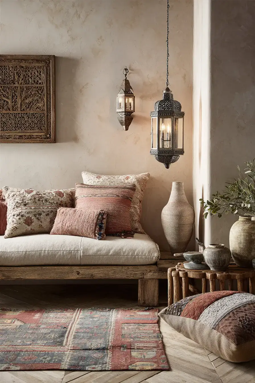 29 Warm Boho Living Room Ideas That Skip the Clichés 11