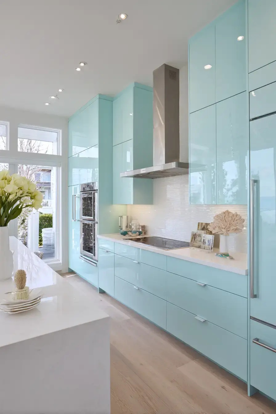 29 Handleless Cabinets Ideas for a Kitchen With No Visible Pulls 11