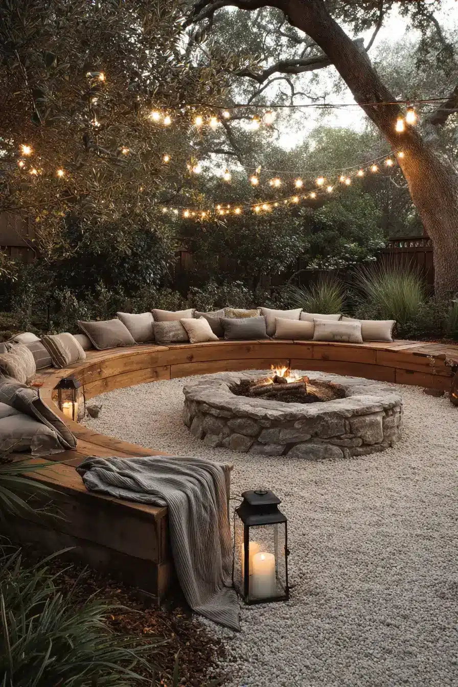 29 Fire Pit Ideas for a Backyard on a Budget That Still Feel Cozy 11