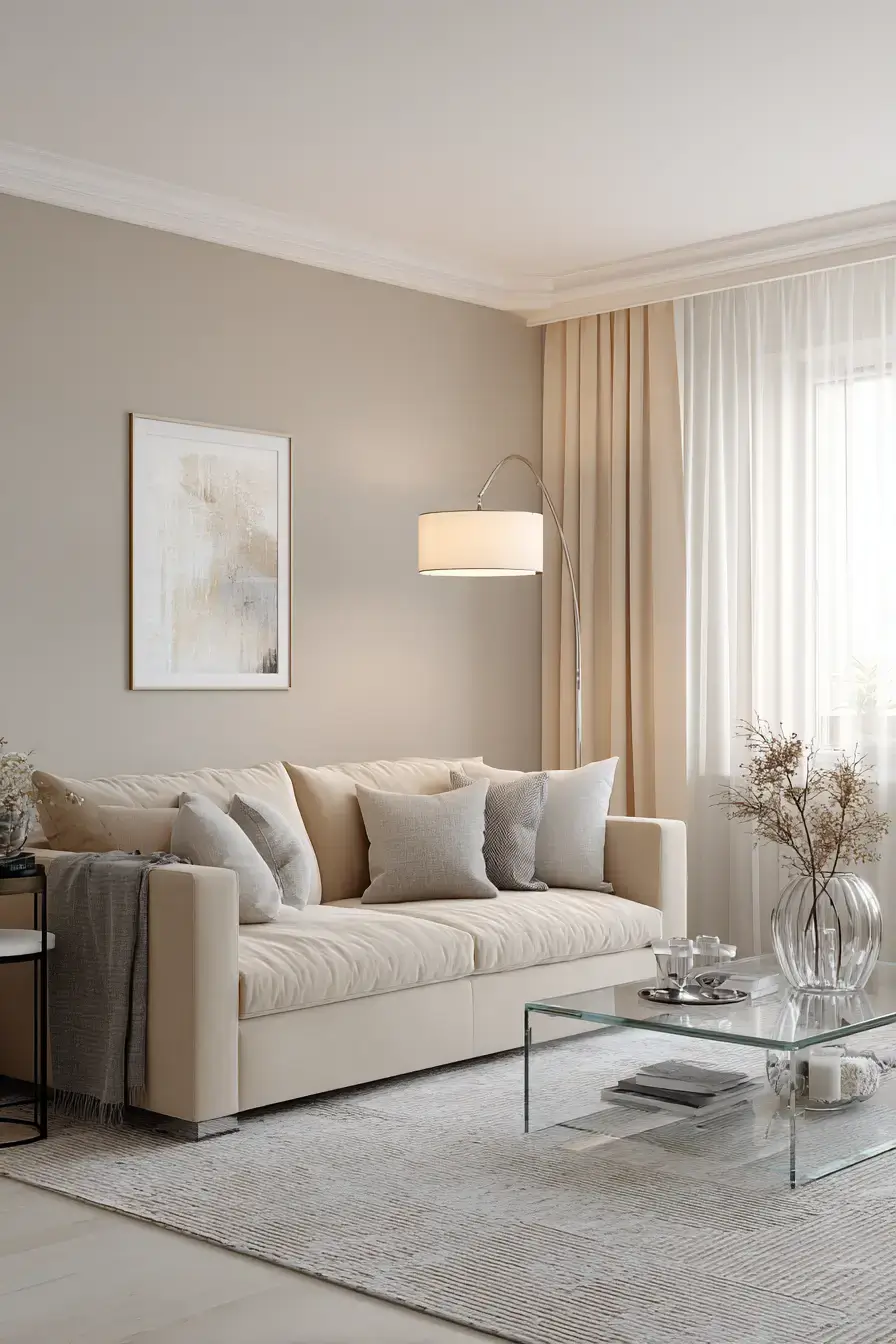 29 Warm Beige Living Room Ideas That Read Lived-In, Not Plain 11